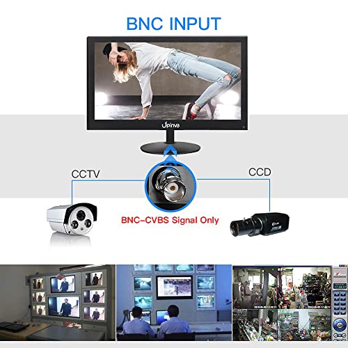Upinva 19 inch Multi-Touch Professional HDMI Monitor CCTV LCD Display Surveillance Touchscreen Camera PC Mobile Monitor Multifunction BNC/VGA/AV/