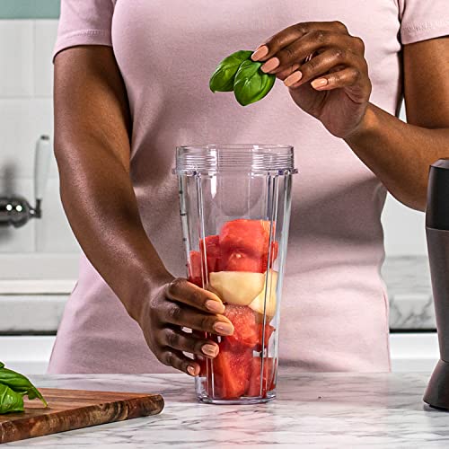 Ninja Blender with 2 Automatic Programs: Blend & Max Blend, Pulse Setting, 2x 700ml Cups with Spout Lids, 1000W, Dishwasher Safe Parts, Smoothie