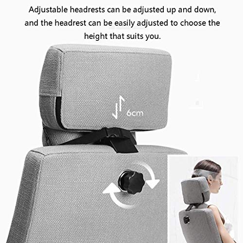 MMAXZ Chairs,Swivel High Back Home Office Computer Desk Chairs Racing Chair with Headrest and Lumbar Support (Color : Gray, Size : 114 * 70 * 70c