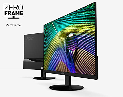 Acer SA270 Bbmipux 27" Full HD (1920 x 1080) IPS Ultra-Slim Edge-to-Edge Monitor with AMD Radeon FreeSync Technology, 1ms VRB, (USB 3.1 Type-C Po