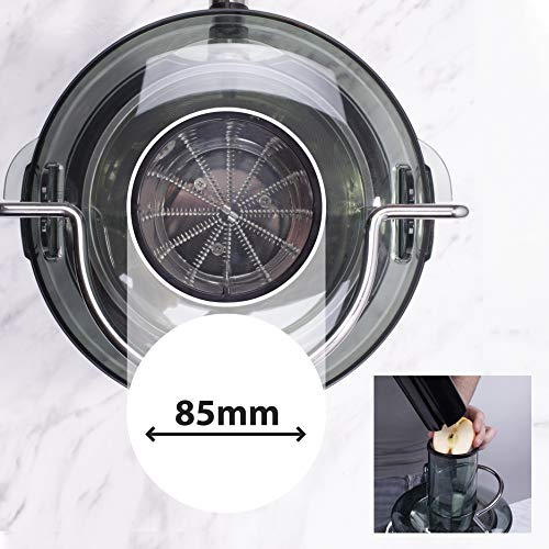 Duronic Centrifugal Juice Extractor JE7C | 2 Speed Settings 800W | Stainless-Steel Juicer | Whole Fruit and Vegetables | Freshly Squeezed | 1L Ju