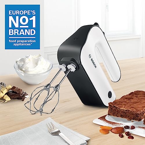 Bosch CleverMixx Styline MFQ4020GB Hand Mixer 450 W - White & Black