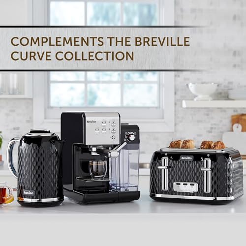 Breville One-Touch CoffeeHouse Coffee Machine | Espresso, Cappuccino & Latte Maker | 19 Bar Italian Pump | Automatic Milk Frother | ESE Pod Compa