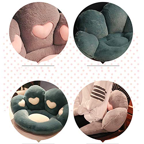DSFEOIGY Cute Fluffy Seat Chair Cushion Home Office Chair Backrest Lumbar Pillow Tatami Floor Cushion Puff Children's Sofa Cushion Stool (Color :