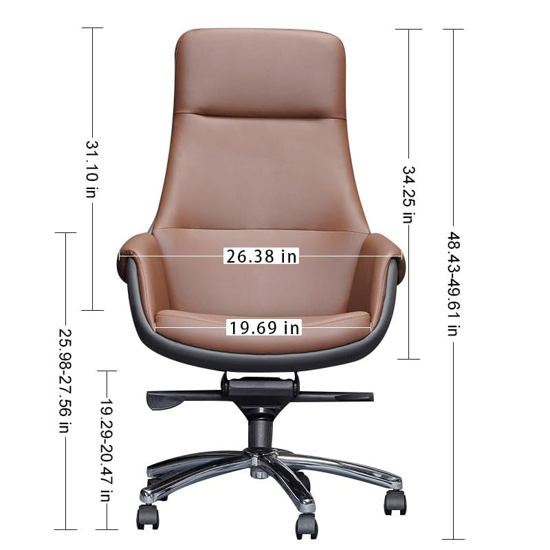 KXDCZ Office Chair High Back Office Desk Chair Executive Swivel Office Chair with Swivel Base Computer Chair Gaming Chair