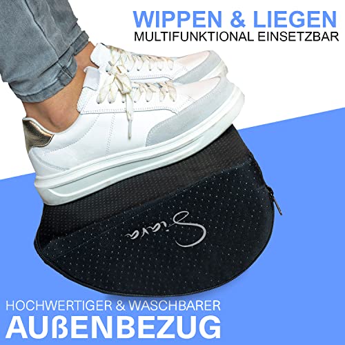 Siava Foot Rest/Foot Cushion/Foot Pad with Anti-slip Coating, Ergonomic, for Office and Home