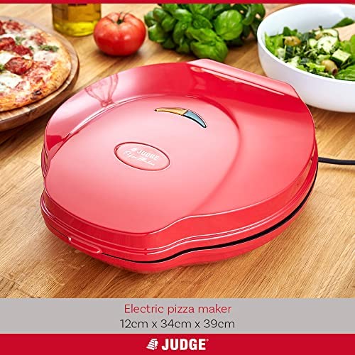 Judge Electric Pizza Oven. Energy Efficient Pizza Maker, Perfect Crepe, Pancake and Omelette Maker Non Stick Fast Heating Multicooker, 30cm Indoo