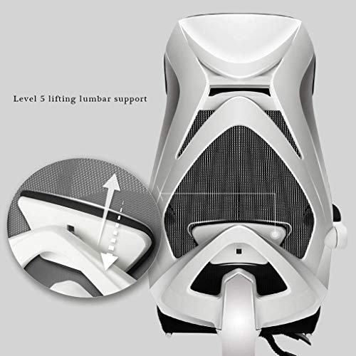 LIRUXU Office Chair Breathable Mesh Computer Chair with Ergonomic Adjustable Lumbar Support, Black Swivel Desk Chair with Adjustable Armrest and