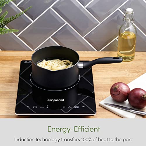 Emperial Single Induction Hob Portable Digital Cooktop Electric Hot Plate with Touch Control 2000W