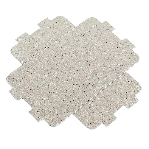 Durable Microwave Oven Mica Plate Sheet - General Purpose Anti-High Temperature Mica Covers, 5Pcs Microwave Oven Accessories for 4.6 * 2.5 Inch