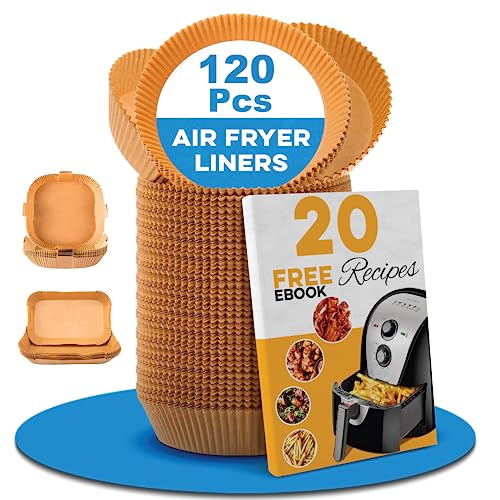 Airfryer Liners air Fryer Paper Liner Round Ninja air Fryer Liners Disposable air Fryer Liners Parchment Paper air Fryer Baking Paper air Fryer (