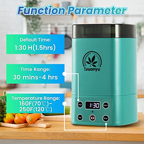 Huanyu Decarboxylator for Herbs Herbal oil Infusion Machine Butter Oil Infuser