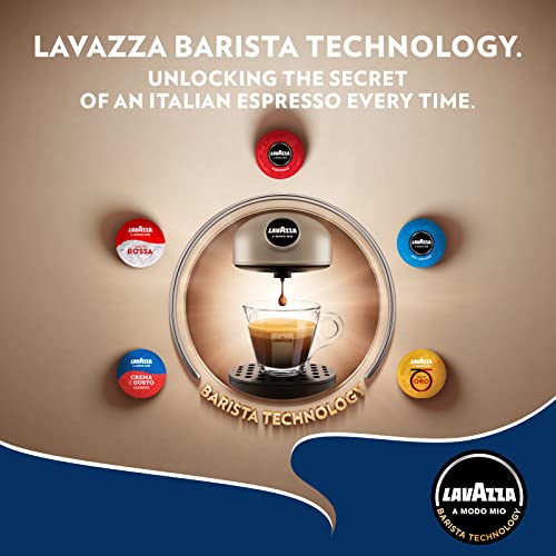 Lavazza, A Modo Mio Jolie & Milk Coffee Machine, Coffee Capsule Machine with Integrated Milk Frother and Removable Grid, Compatible with A Modo M