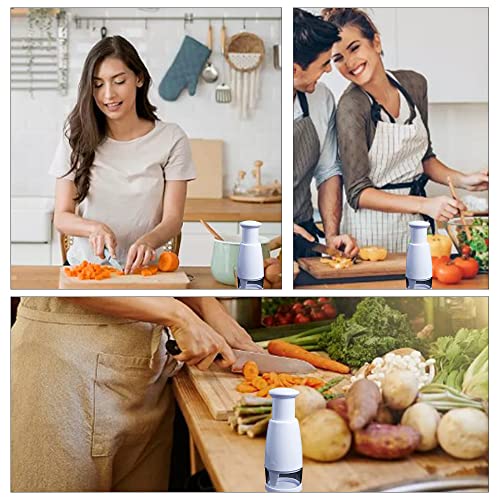 Food Chopper Multi-Function Onion Chopper Manual Vegetable Chopper for Chillies Salads Onions Garlic Fruits Nuts Cheese and Other Foods