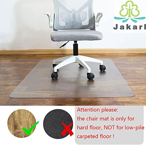 Office Chair Mat for Hardwood Floor,36" x 48" Clear Chair Mat Desk Chair Mat Transparent Hard Floor Chair mats for Home and Office