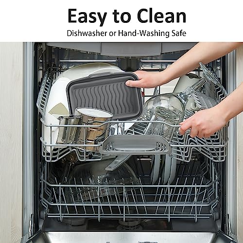 Silicone Air Fryer Liners for Ninja AF300UK 7.6L & Tower T17088, 2 Pack Reusable Air Fryer Silicone Replacement Basket Bowl, Collapsible Baking T