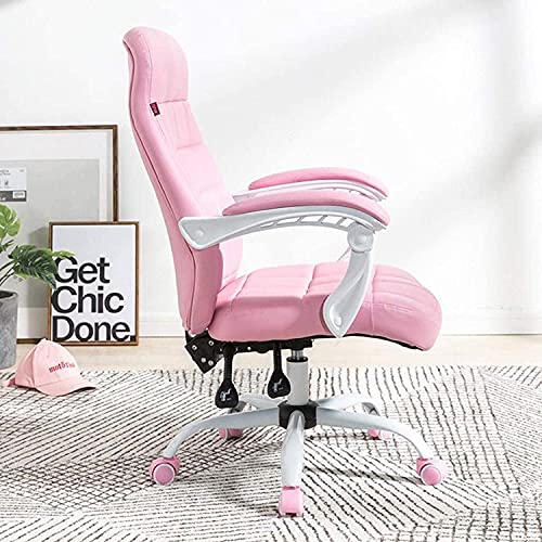 MU Office Chair Computer Chair Home Office Chair Reclining Office Chair Girls Cute Bedroom Computer Chair Lying Sleeping
