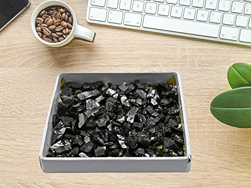 Elite Shungite Stones Chips for Water Purification Tablets, Authentic Karelian Heritage Shungite Stones for Shungite Water Bottle (50 Gram)
