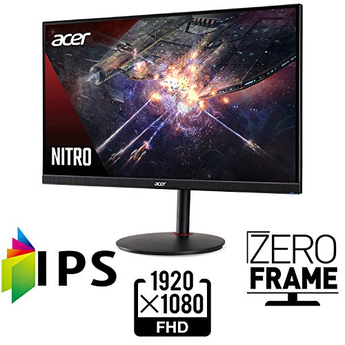 Acer Nitro XV272 Xbmiiprx 27" Full HD (1920 x 1080) IPS Gaming Monitor with AMD Radeon FREESYNC Technology, 240Hz, Up to 0.1ms, DisplayHDR400, 99