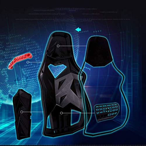 LZQDM Office Chair -Home Computer Chair Net Red Anchor Student Reclining E-sports Chair Single-Mesh Office Internet Cafe Game Turn Chair
