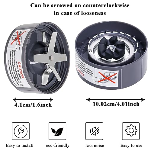 Extractor Blade for Compatible with Nutribullet Replacement Parts 600W/900W Cross Blade Blender Spare Parts by Poweka