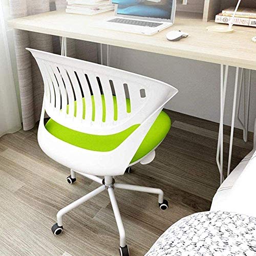 office chair gaming chair computer chair Durable, Small Space Computer Chair Home Comfortable Desk Chair Simple Study Office Chair (Color : Argen