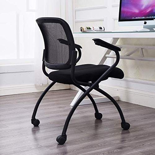 LZQDM Dining Chair Slipcovers Removable Computer Chair Office Mesh Backrest Negotiation Chair Metal Desk Chair Conference Chair Desk Chair Can Be