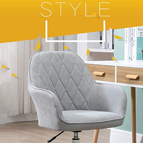 LEPSJGC Stylish Computer Chair Lifting & Rotary Sofa for Student Dormitory Home Fabric Game Chair Office Chairs with Wheels