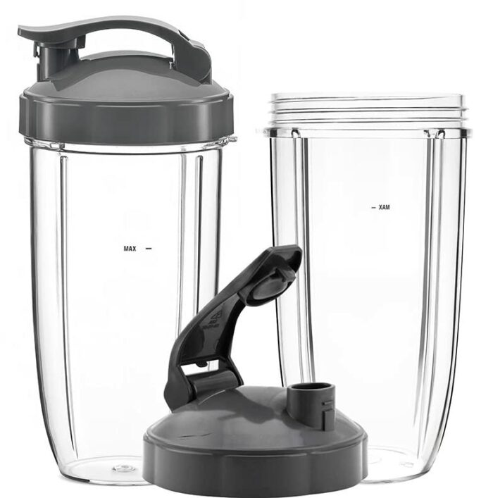 WANGCL Resealable Cup Lids and Flip Top to-go Lid Replacement Parts for 600w & 900w NutriBullet Blender 32/24/18OZ Cups