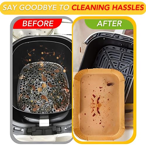 Hydro| Air Fryer Liners 150pcs for Ninja Dual Air Fryer, Ninja Air Fryer Paper Liners with Non Stick and Oil Proof, Airfryer Liners Compatible wi