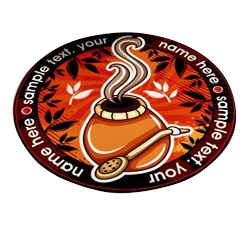 Home Office Desk Chair Mat for Floor Protection,Round 80 CM Child Rug Yoga Mat,C