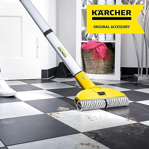 Kärcher Stone roller set for all Kärcher FC and EWM 2 (2-part, washable, lint-free, machine washable at 60 °C, for hard-wearing hard floors, ston