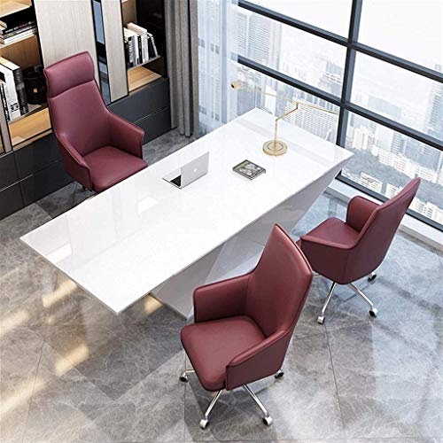 HJW Office Chairs Chair Study Computer Chair Home Executive Chair Business Lift Swivel Chair Armchair,Blue