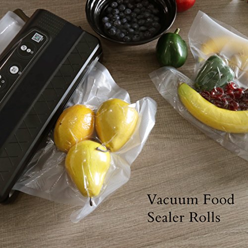 Becko Vacuum Sealer Rolls for Foodsaver and Sous Vide, BPA Free and FDA Approved, Freely Tailored, Fit For Most Vacuum Sealers - 28cm (W) x 6m (L