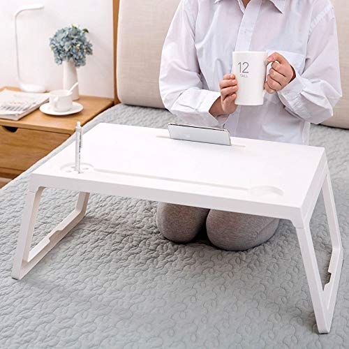 JJDNZ Foldable Portable Laptop Bed Table Stand Rack Computer Reading Kids Study Table Small Table Anti-Skid Table Home Furniture