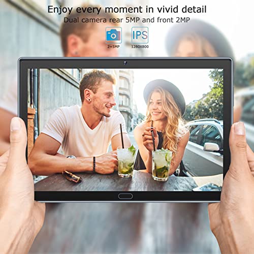 TPSPAD Tablet 10 Inch Android, Tablets HD Display with 2GB RAM 32GB ROM, 2MP+5MP Dual Camera, Quad Core Processor,WiFi, Bluetooth, 5000mAh Batter