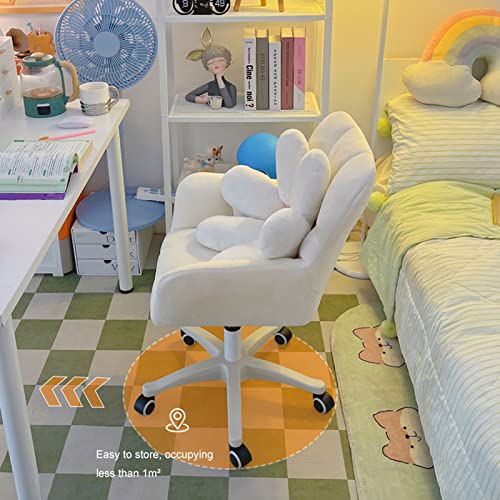 Office Swivel Desk Chair, Ergonomic Computer Chair, Height Adjustable Chair with Armest for Home Office Reception