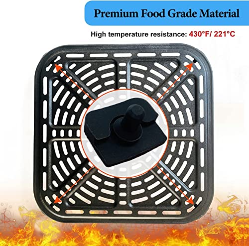HEISENLIN Air Fryer Rubber Feet for COSORI 4QT/ 6.8QT Air Fryers, 4PCS Premium Air Fryer Rubber Bumpers, Rubber Tabs, Rubber Tips, Rubber Parts,