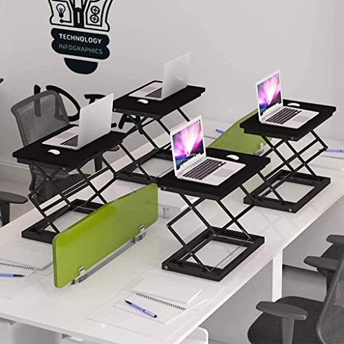 N/A Standing Computer Lifting Table, Multi-level Adjustable Desktop Computer Table, Folding Stand Office Mobile Table