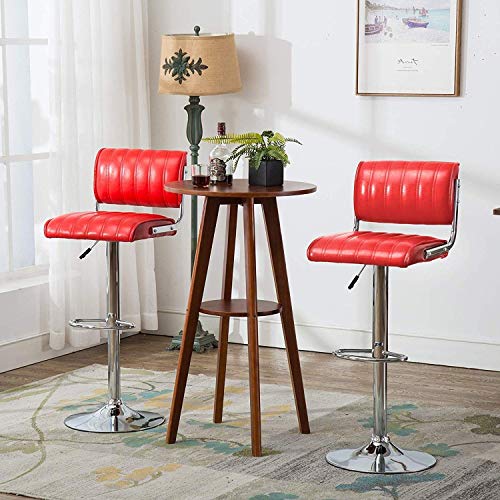 LZQDM Mid Back Task Chair Low Back Leather Swivel Office Chair Computer Desk Chair Retro with Armless Ribbed