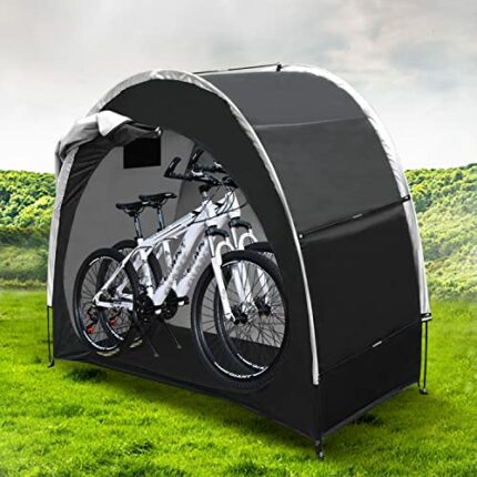 Bike Storage Tent, Anti-Dust Waterproof Bicycle Tent, Portable Bike Storage Tent, Foldable Bike Tent for Camping, Outdoor