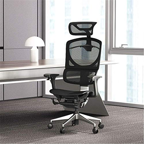 MU Office Computer Chair, Home Engineering Chair, Boss Chair, Waist Support, Spine, Ergonomic Chair, High Backrest, Lifting Armrest, Aluminum All