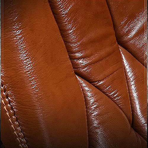YT.JYUERI Relax Comfortably Safe Office Chairs, Managerial Chairs Home Office Desk Chairs Solid Wood Cowhide boss Chairs, Ergonomic Chairs, Execu