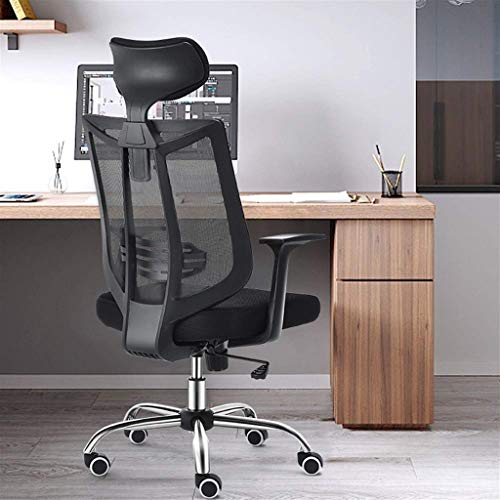 n/a Ergonomic Office Desk Chair High Back Mesh Desk Chair with Height Adjustable and Head Support