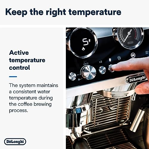 De'Longhi La Specialista Maestro EC9865.M Cold Brew Coffee, Manual Coffee Machine, Cold Extraction Technology, Smart Tamping Station, 8 Hot & Col