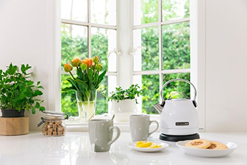 KitchenAid 5KEK1222 Classic Water Kettle, 1.25 Litre, White