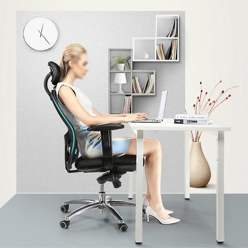 LEIGE Ergonomic Computer Chair Home Swivel Chair Boss Seat Thicken Cushion Comfortable Reclinable Office Chair Sync Back Function