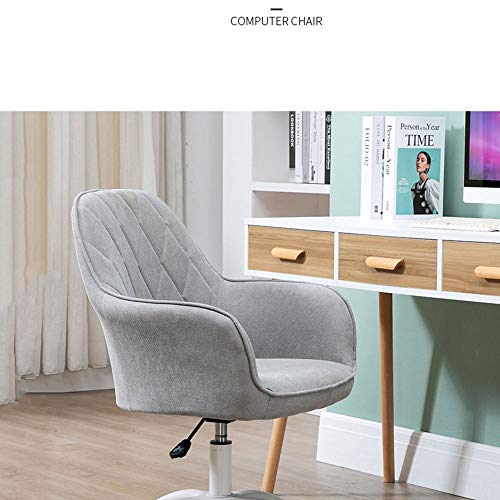 NXYJD Stylish Computer Chair Lifting & Rotary Sofa for Student Dormitory Home Fabric Game Chair Office Chairs with Wheels
