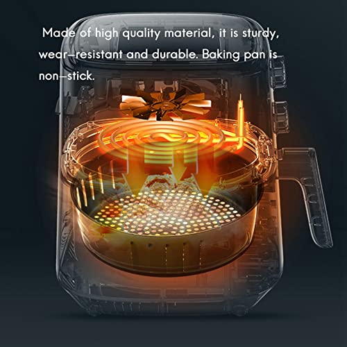 FEETER 3.5L Air Fryer Replacement Basket,for All Air Fryer Oven,Air Fryer Accessories,Non-Stick Fry Basket,Air Fryer Baking Pan Dish
