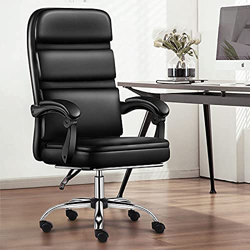 Office Desk Chair, Computer Chair Student Computer Seat Swivel Office Chairs Luxury Executive Lounge Chair Home Office Computer Chairs Artificial